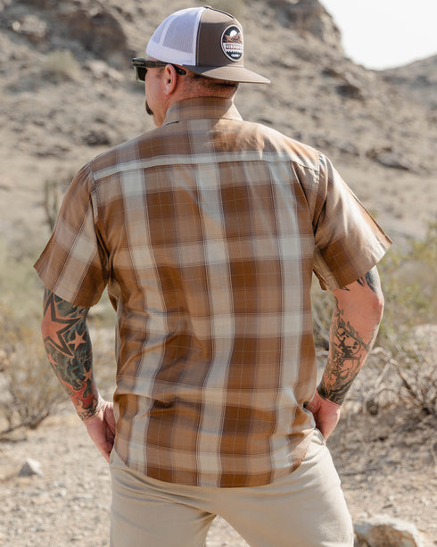 RANCHERO BAMBOO SHORT SLEEVE BUTTON UP - MENS
